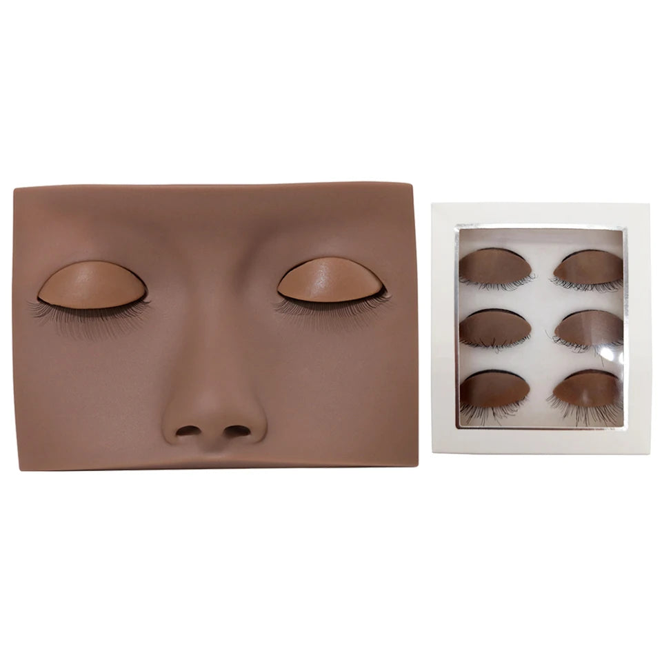 Wholsale Price Practice Lashing Eyelashes Mannequin Head Beginner Training Set Cosmetics Eye Lash Extension Supplies Mannequin