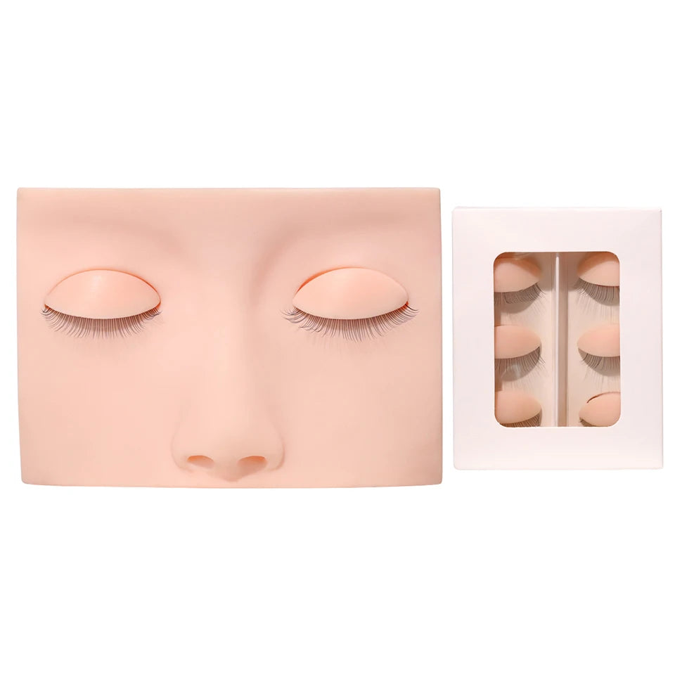 Wholsale Price Practice Lashing Eyelashes Mannequin Head Beginner Training Set Cosmetics Eye Lash Extension Supplies Mannequin