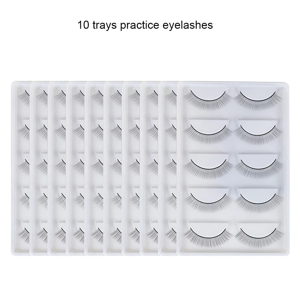 Wholsale Price Practice Lashing Eyelashes Mannequin Head Beginner Training Set Cosmetics Eye Lash Extension Supplies Mannequin