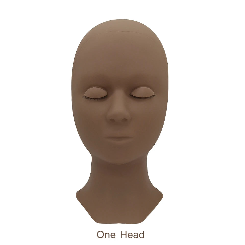 Wholsale Price Practice Lashing Eyelashes Mannequin Head Beginner Training Set Cosmetics Eye Lash Extension Supplies Mannequin