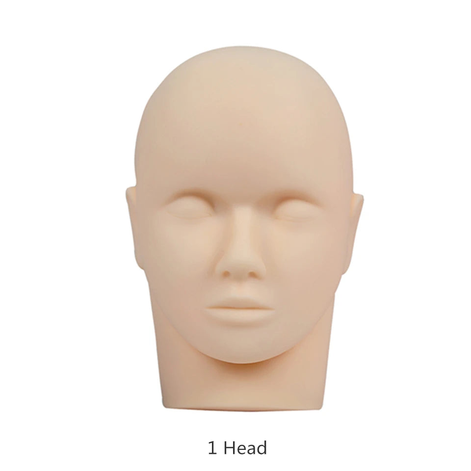 Wholsale Price Practice Lashing Eyelashes Mannequin Head Beginner Training Set Cosmetics Eye Lash Extension Supplies Mannequin
