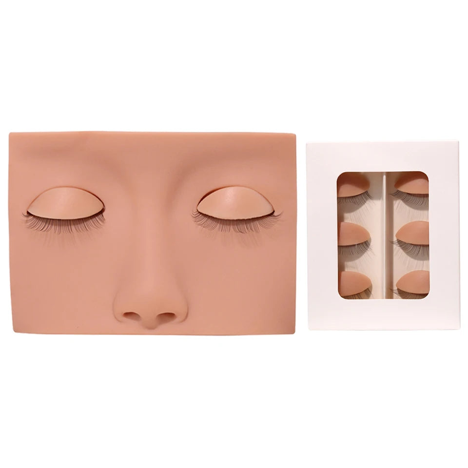 Wholsale Price Practice Lashing Eyelashes Mannequin Head Beginner Training Set Cosmetics Eye Lash Extension Supplies Mannequin