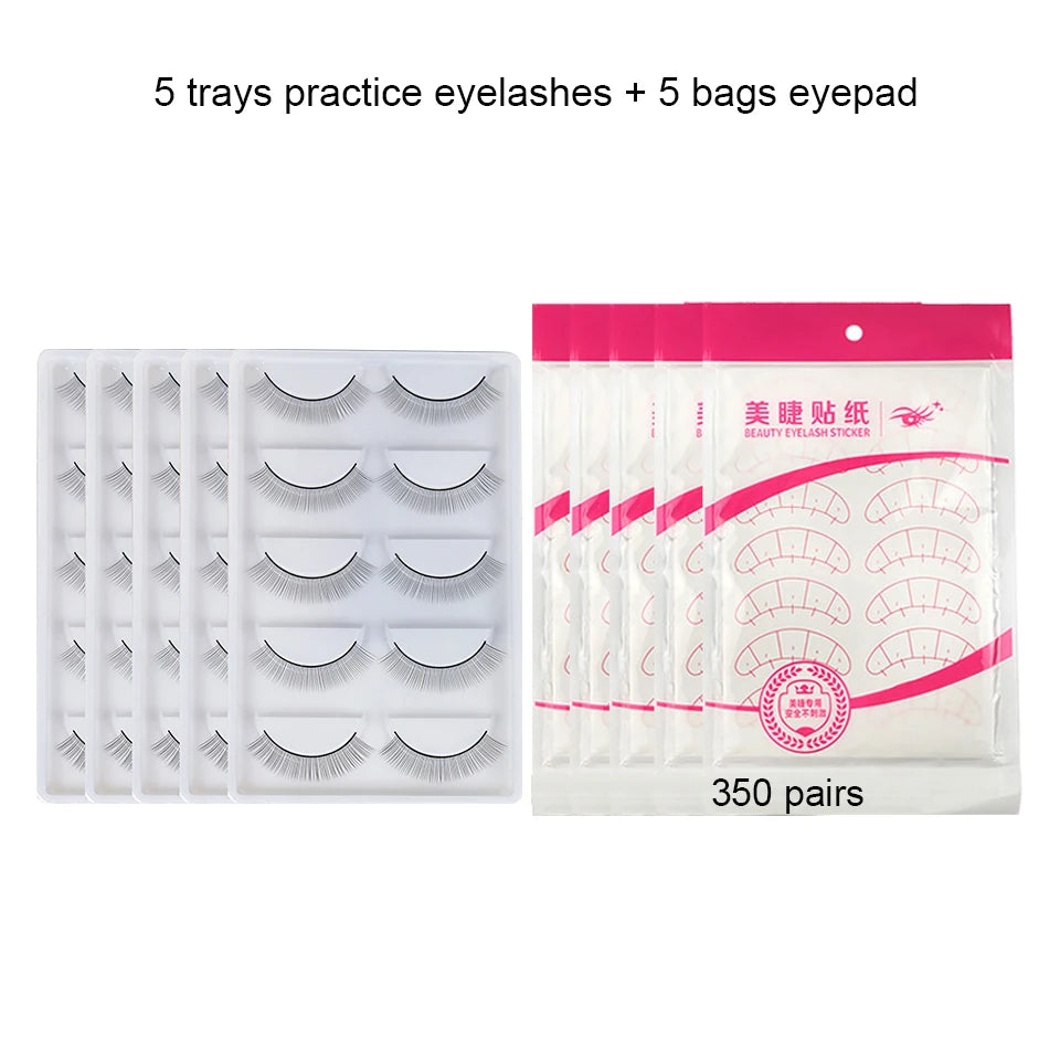 Wholsale Price Practice Lashing Eyelashes Mannequin Head Beginner Training Set Cosmetics Eye Lash Extension Supplies Mannequin