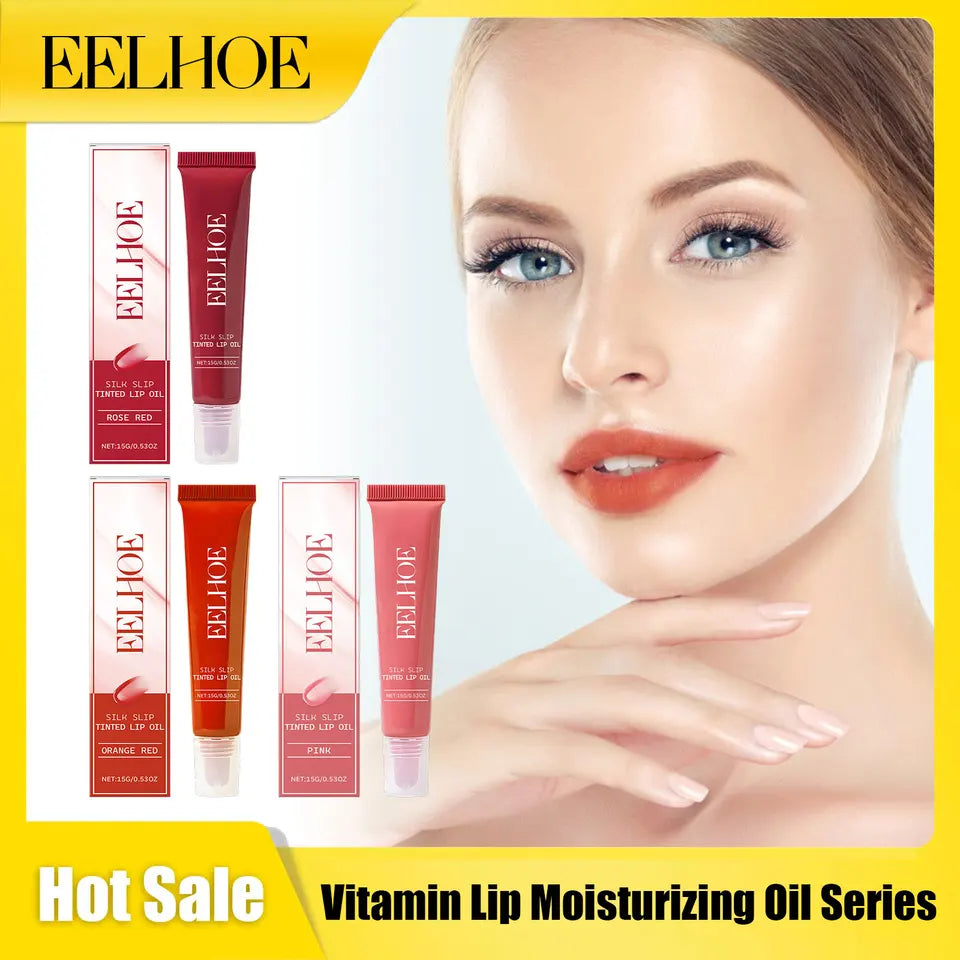 Eelhoe Vitamin Lip Moisturizing Oil Series Makeup Cosmetics Lasting Nourishing Shine Deep Hydrating Colorful Lips Plumping Gloss