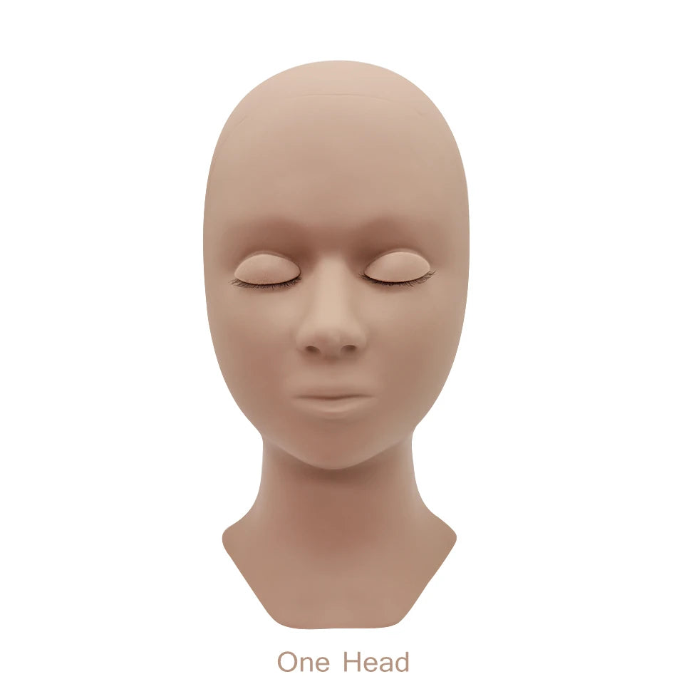 Wholsale Price Practice Lashing Eyelashes Mannequin Head Beginner Training Set Cosmetics Eye Lash Extension Supplies Mannequin