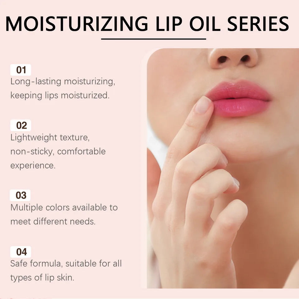 Eelhoe Vitamin Lip Moisturizing Oil Series Makeup Cosmetics Lasting Nourishing Shine Deep Hydrating Colorful Lips Plumping Gloss