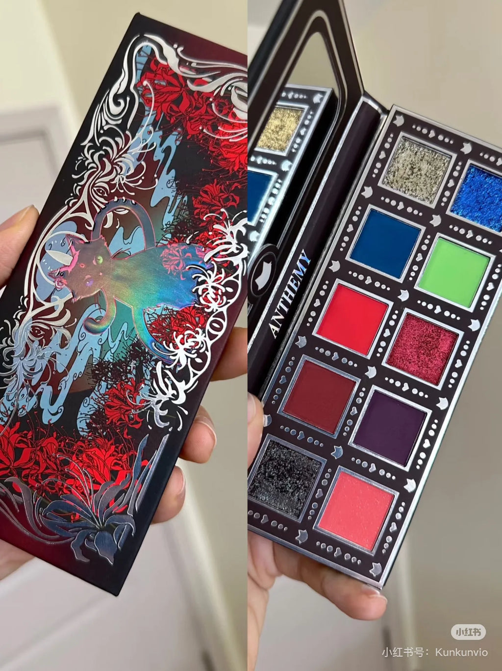 Anthemy10 Color Shimmer Matte EyeShadow Chameleon Pearlescent Diamonds Shine Brightly Eyeshadow Makeup Palette Cosmetics