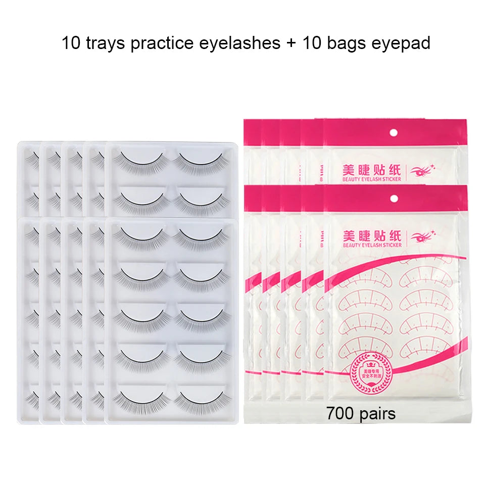 Wholsale Price Practice Lashing Eyelashes Mannequin Head Beginner Training Set Cosmetics Eye Lash Extension Supplies Mannequin